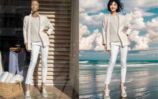 卖衣服短视频剪辑 Ai模特换衣服  利用ai将图片中的人物换上自己所售卖衣服